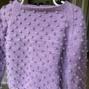 misha & puff lilac sweater